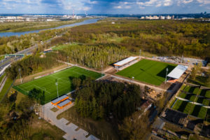 STADION SPORTOWY HUTNIK WARSZAWA JUŻ NA UKOŃCZENIU